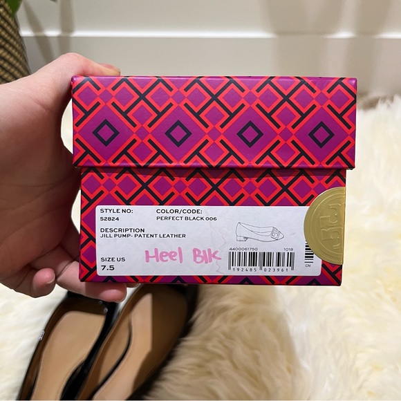 Tory Burch Women's Jill Pump Patent Leather Pump Heel Shoes (With shoe box) - Picture 13 of 16